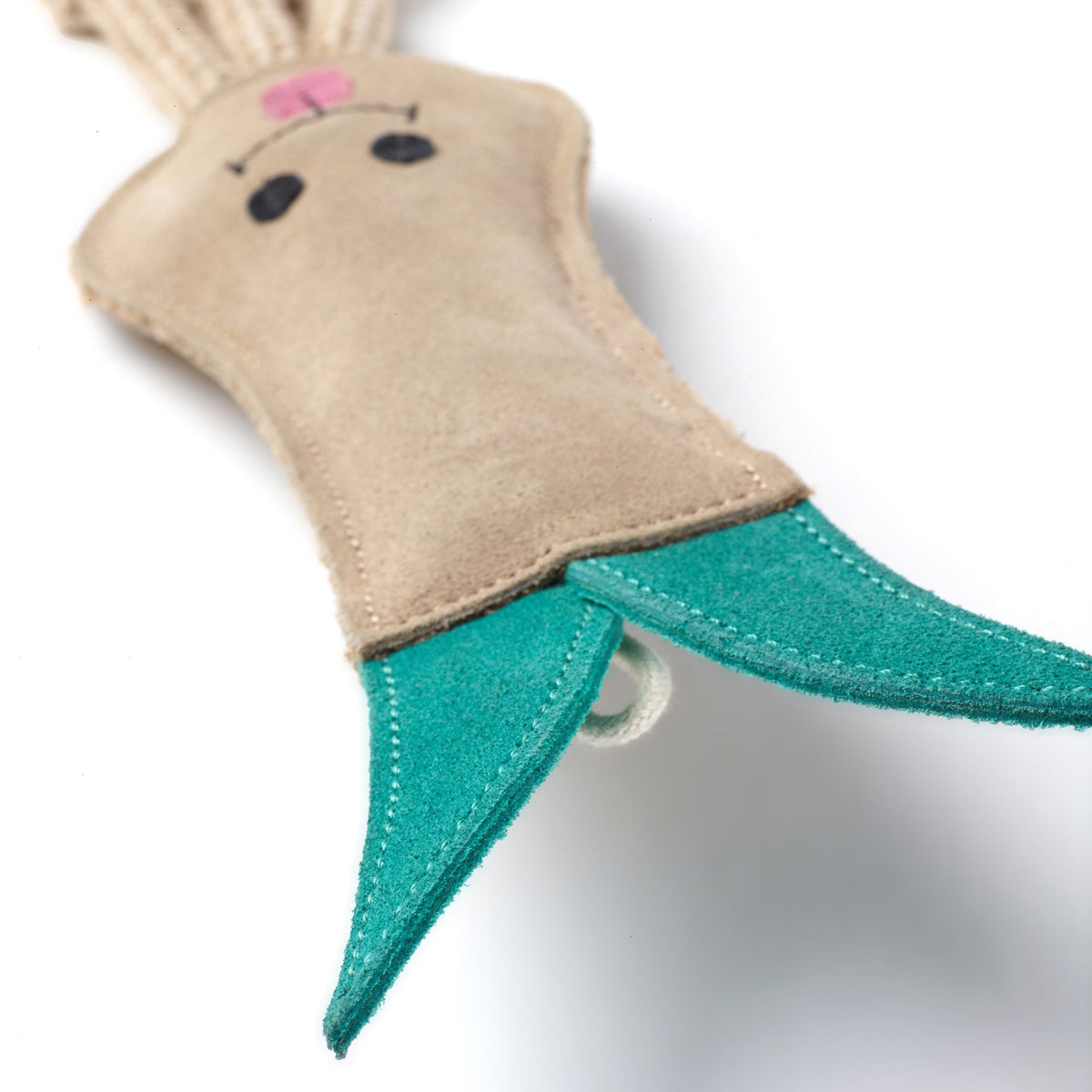 Green & Wild's Lenny Leek ECO Dog Toy