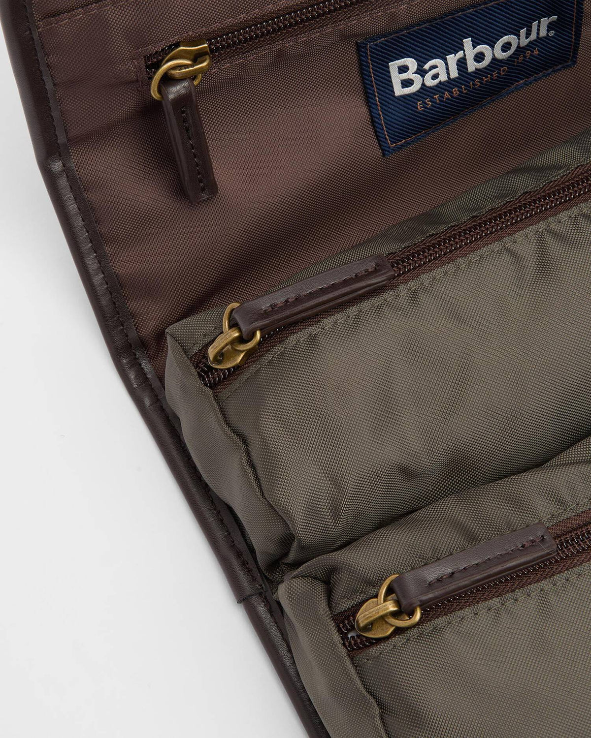 Barbour Wax Hanging Washbag
