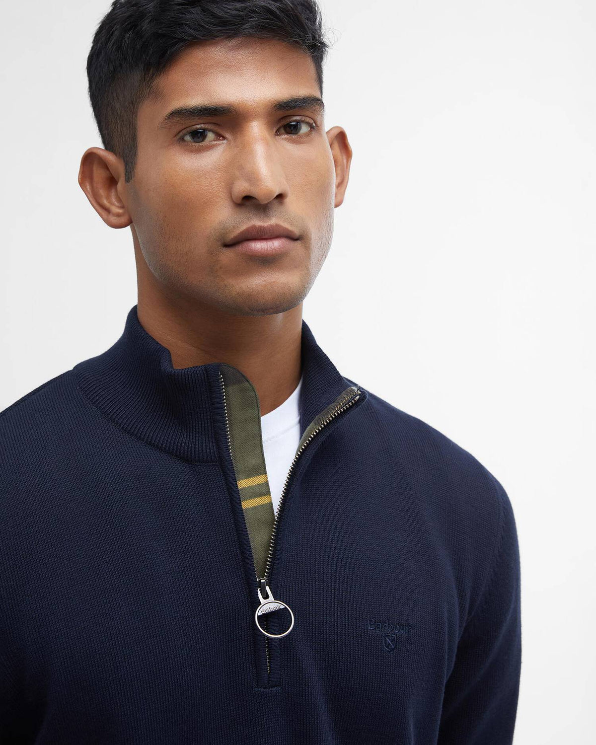 Barbour Men's Cotton Half Zip Jumper