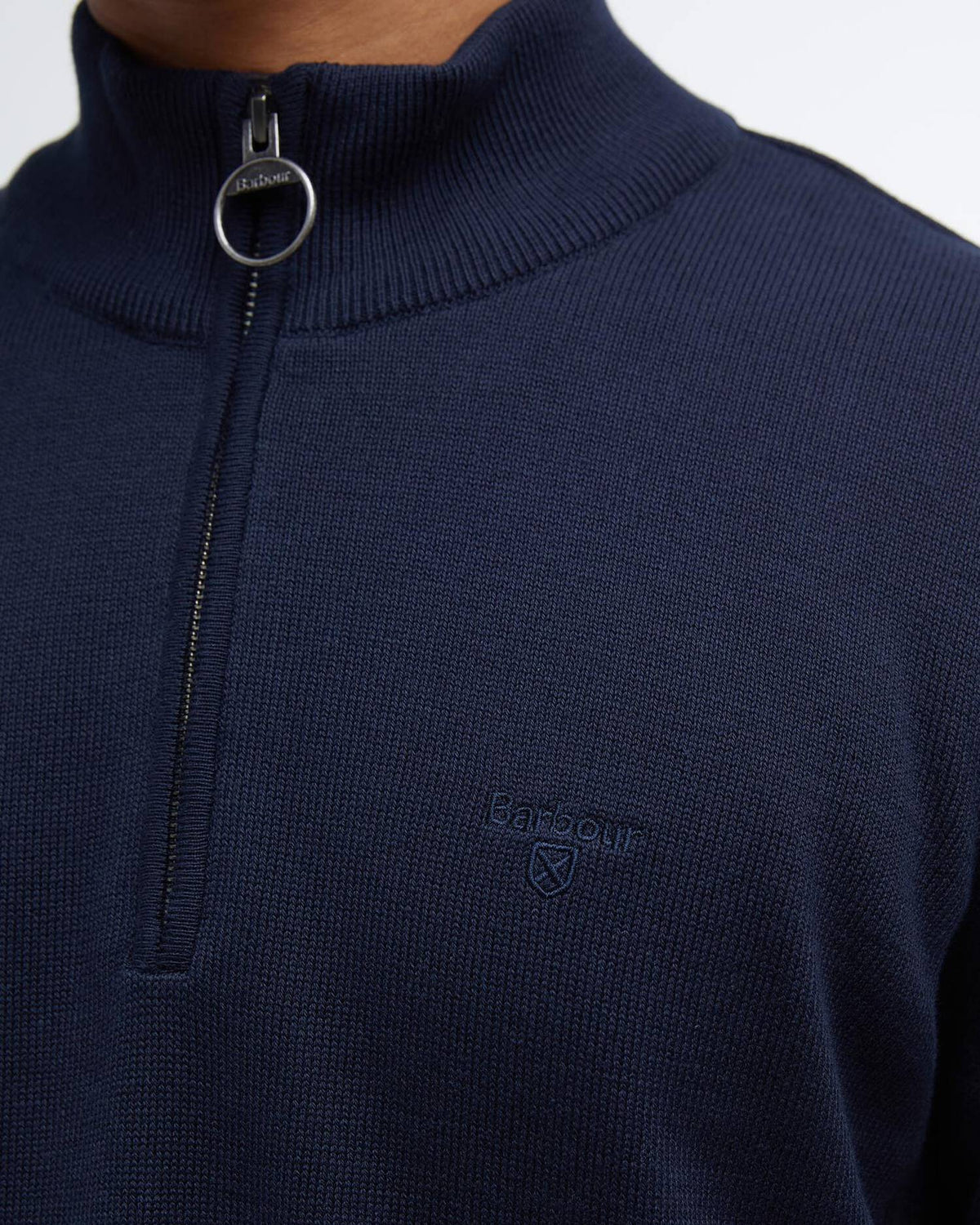 Barbour Men's Cotton Half Zip Jumper