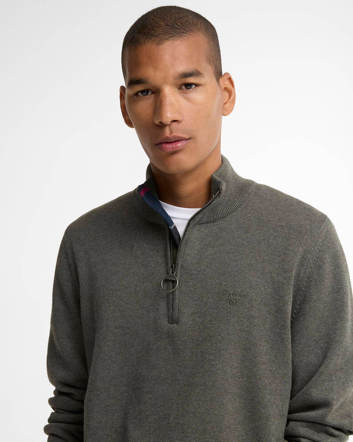 Barbour Men's Cotton Half Zip Jumper