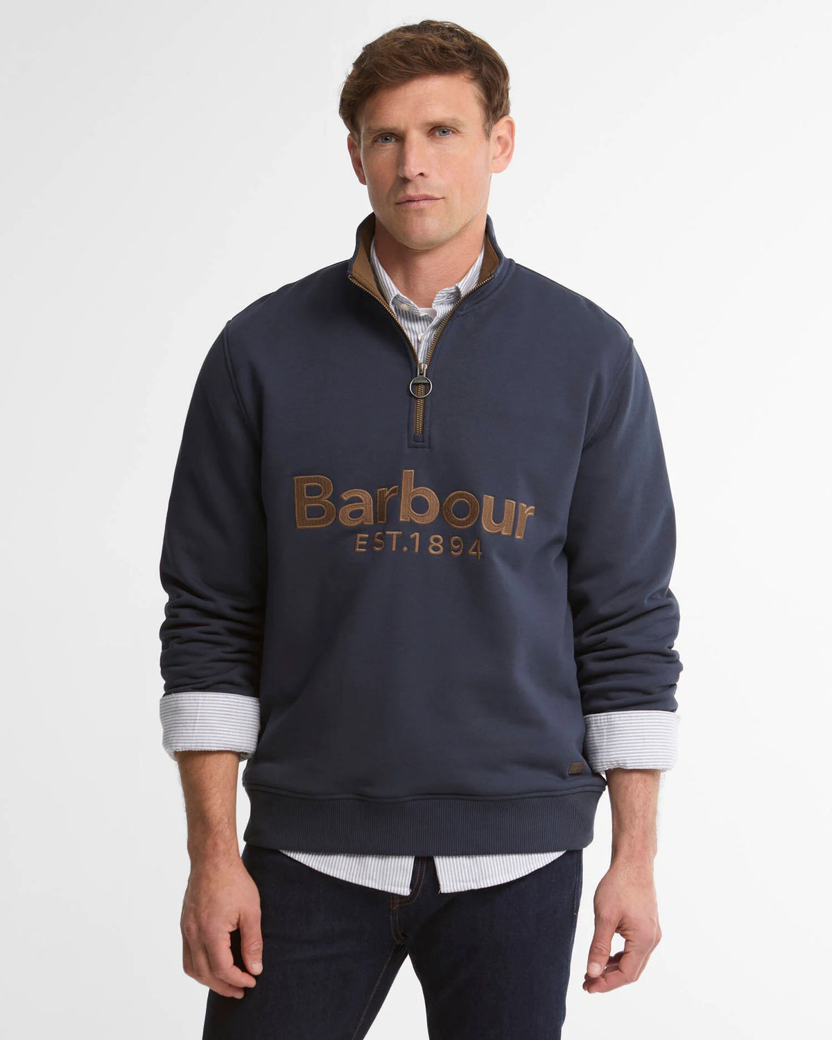 Barbour Men's Fosse 1/2 Zip Sweatshirt AW26