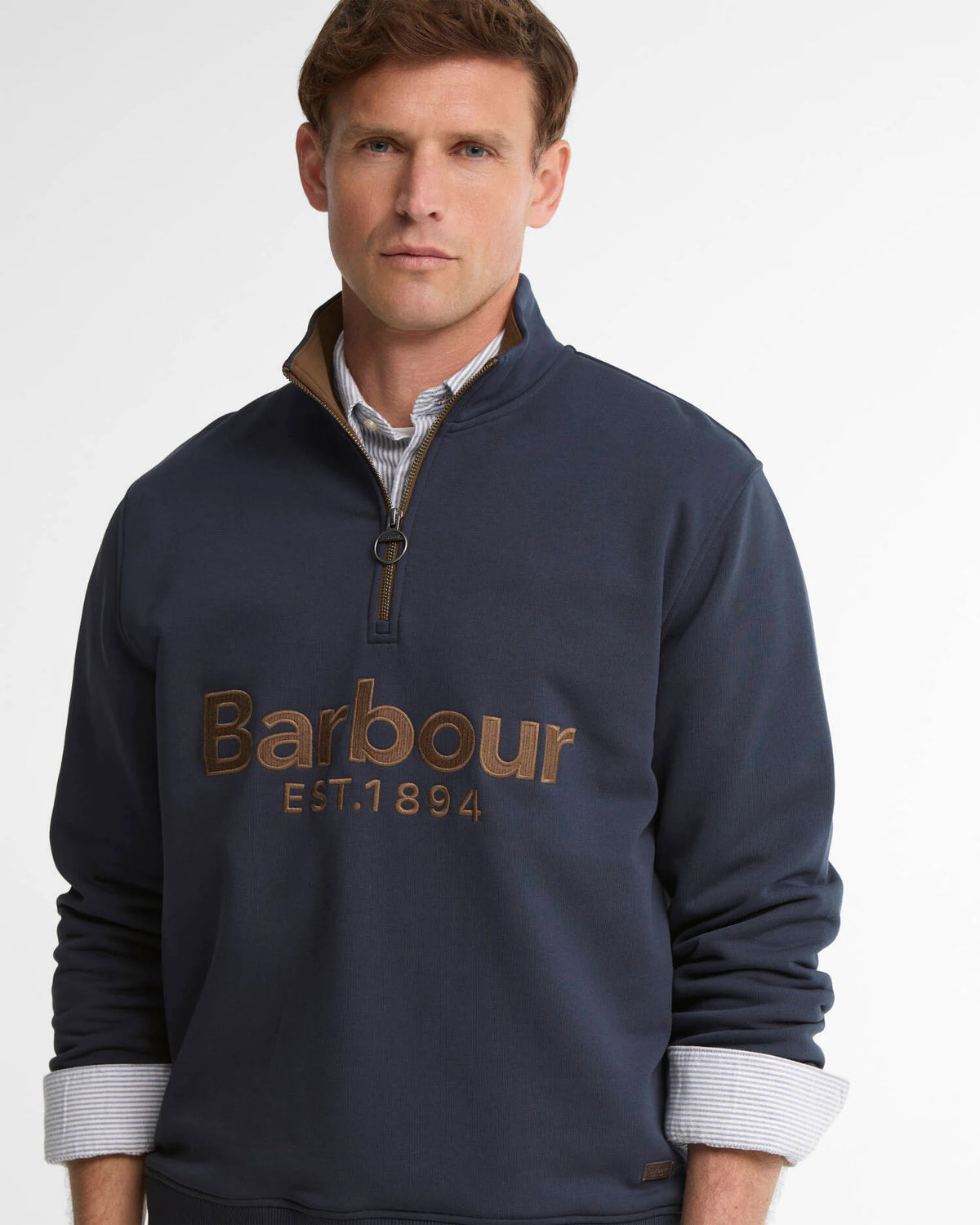 Barbour Men's Fosse 1/2 Zip Sweatshirt AW26