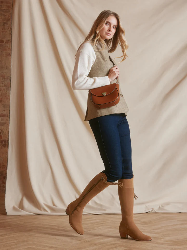 Fairfax & Favor Suede Heeled Regina - Reg Fit