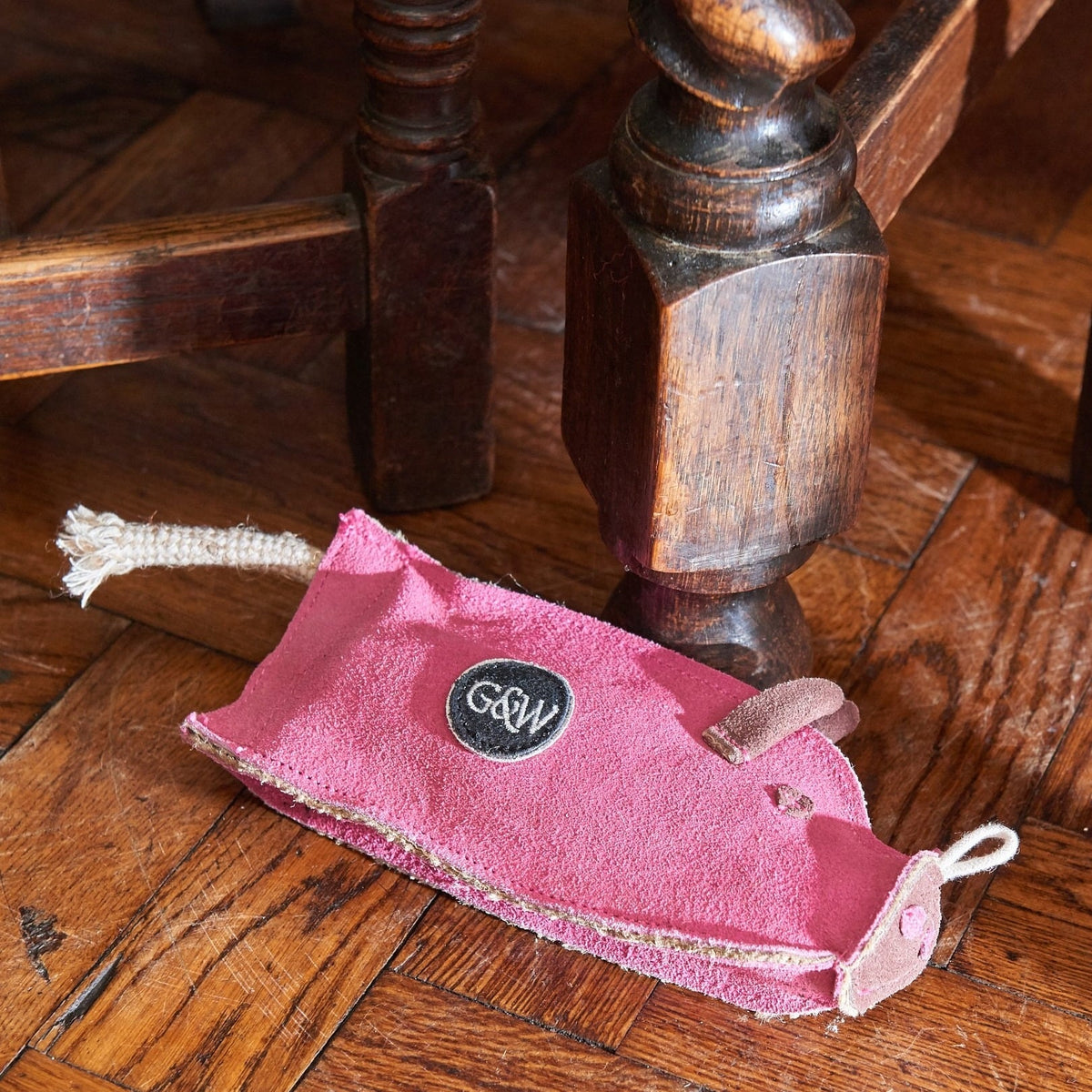Green & Wild's Peggy The Pig ECO Dog Toy