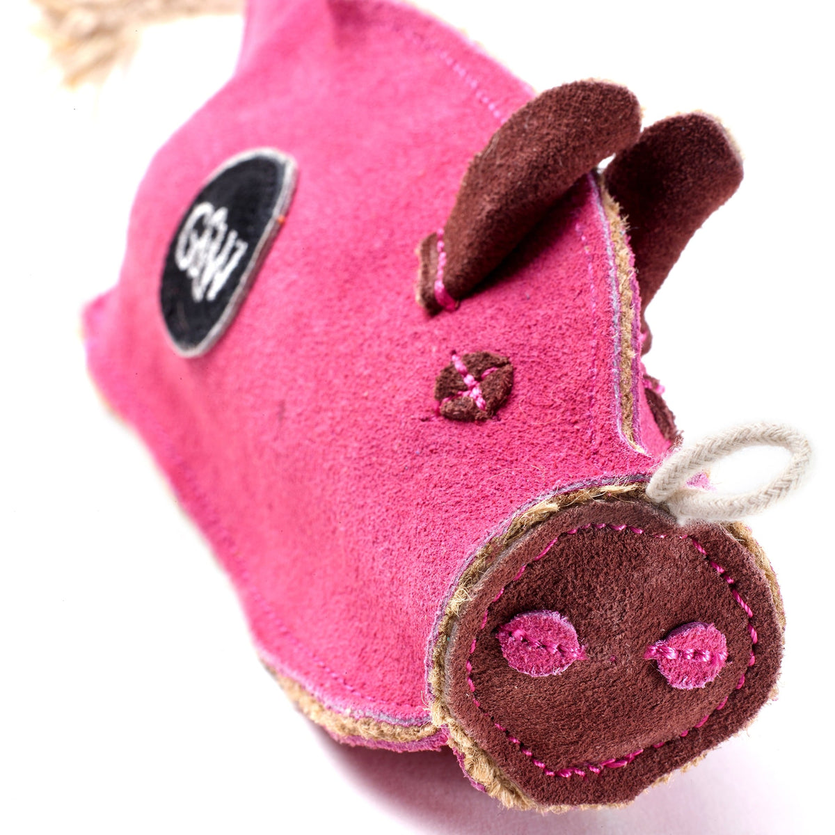 Green & Wild's Peggy The Pig ECO Dog Toy