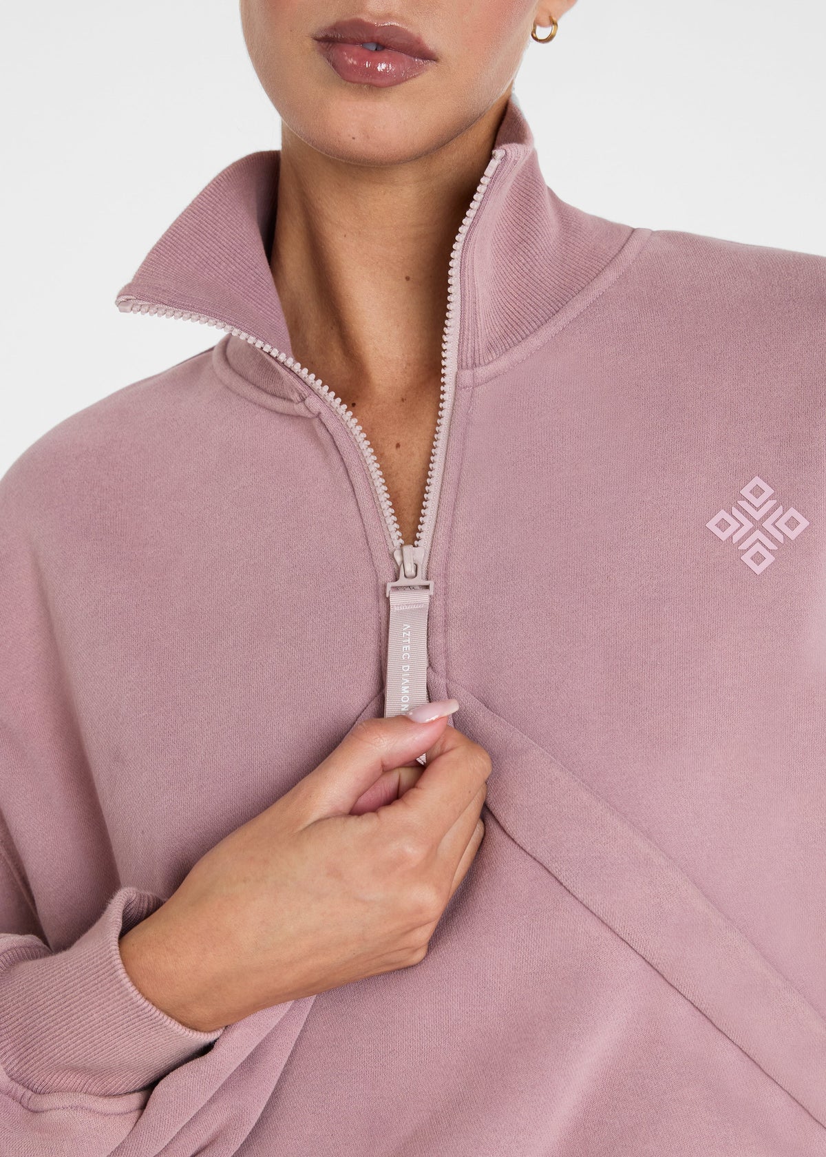 Aztec Diamond Women's Premium Half Zip Sweater