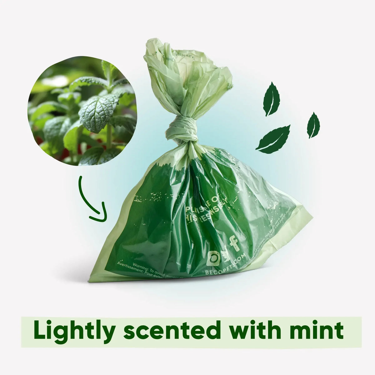Beco Super Strong Mint Scented Poop Bags