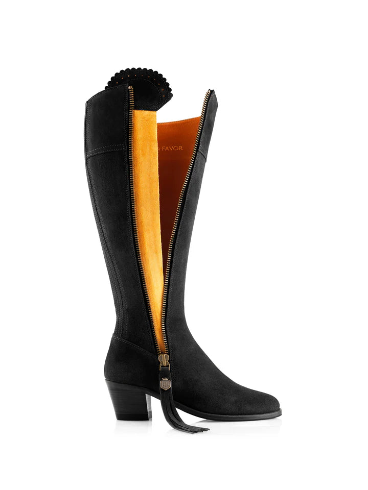 Fairfax & Favor Suede Heeled Regina - Sport Fit