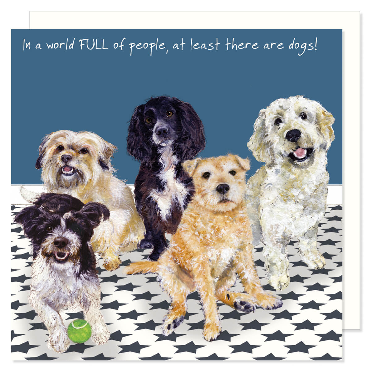 The Little Dog Laughed - The Art Card Collection - Sqaure