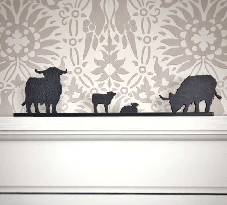 ShadowShapes 'Heilan Coo' Family Group