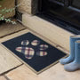 Hug Rug Outdoor Tartan Paw Doormat