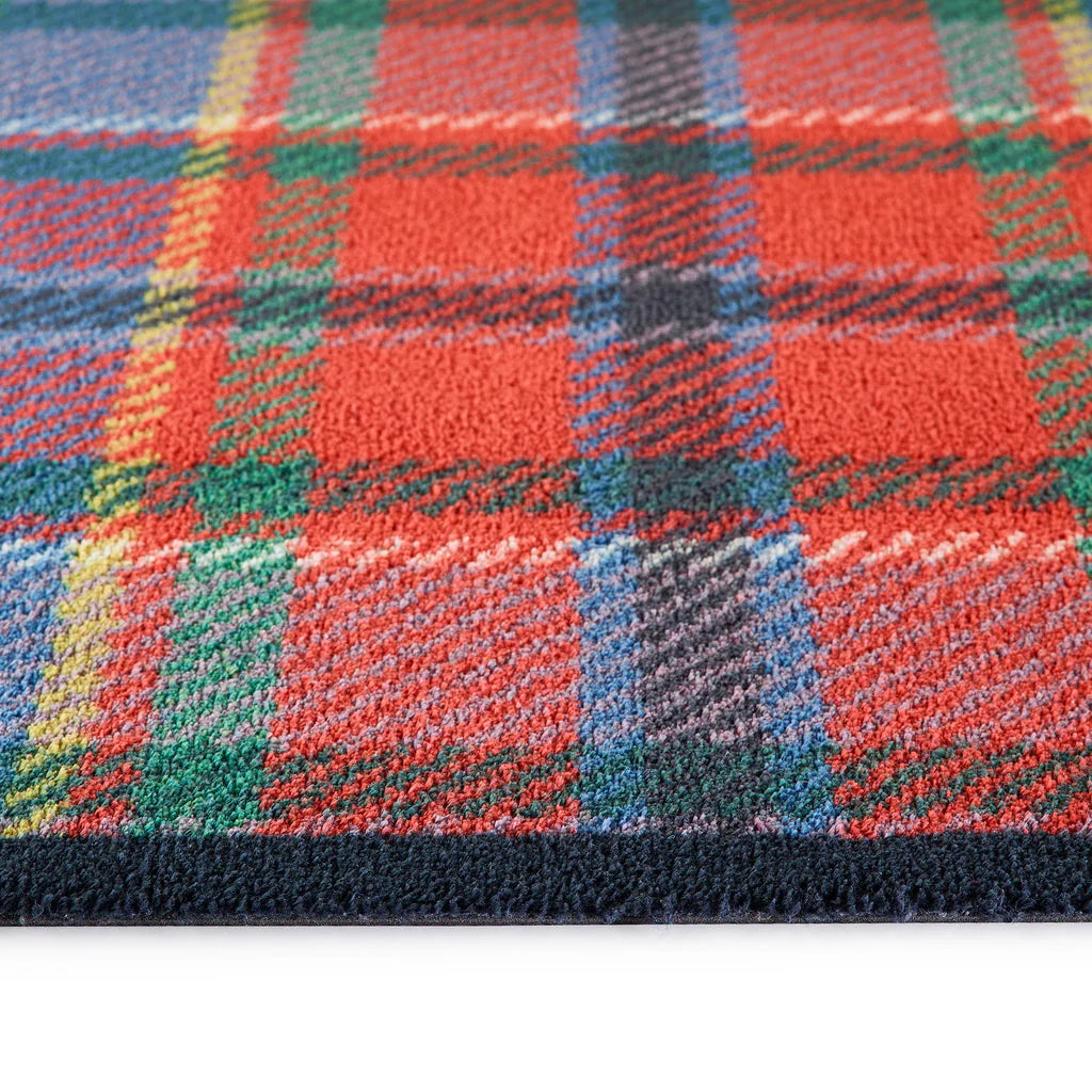 Hug Rug Tartan Red/Blue Mat