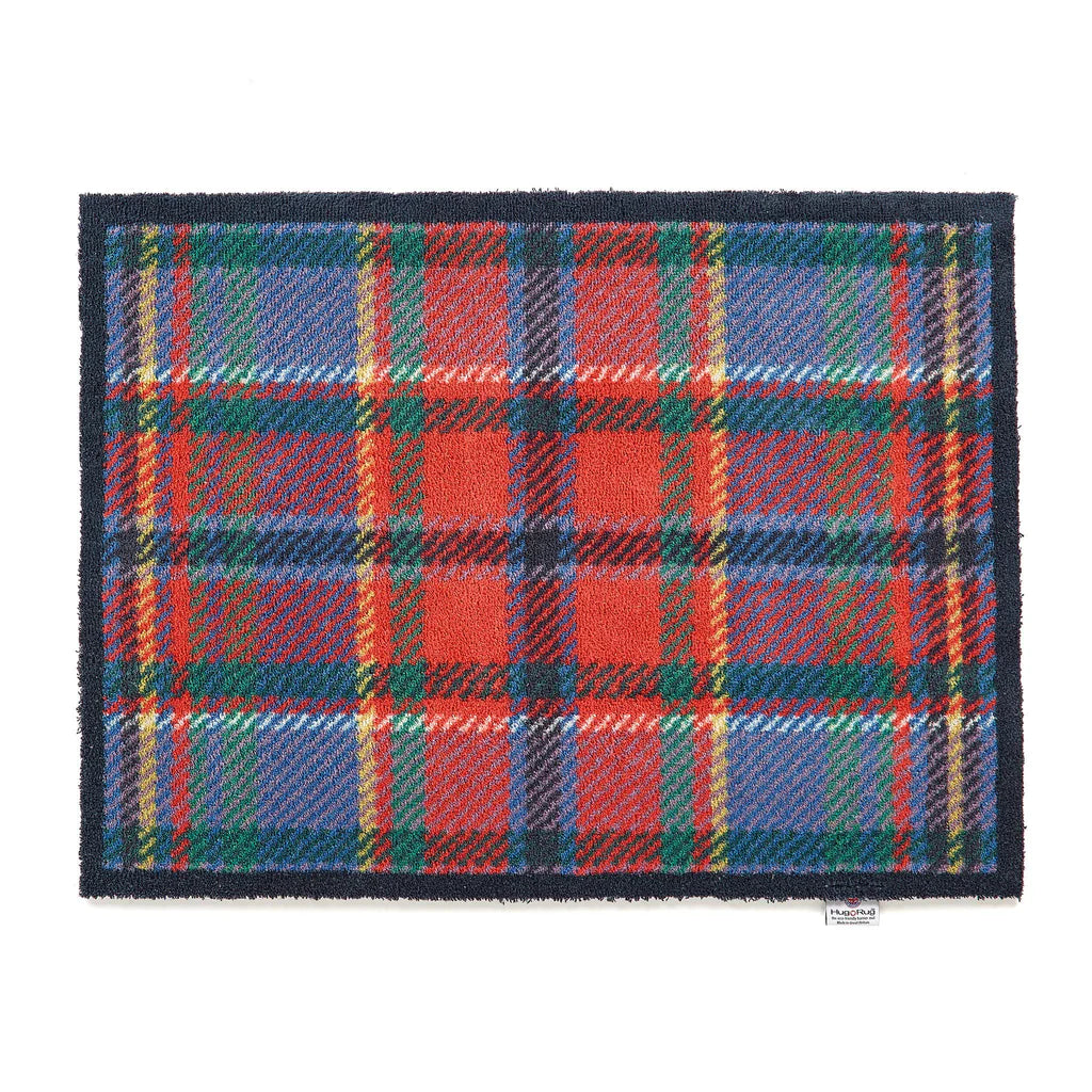 Hug Rug Tartan Red/Blue Mat