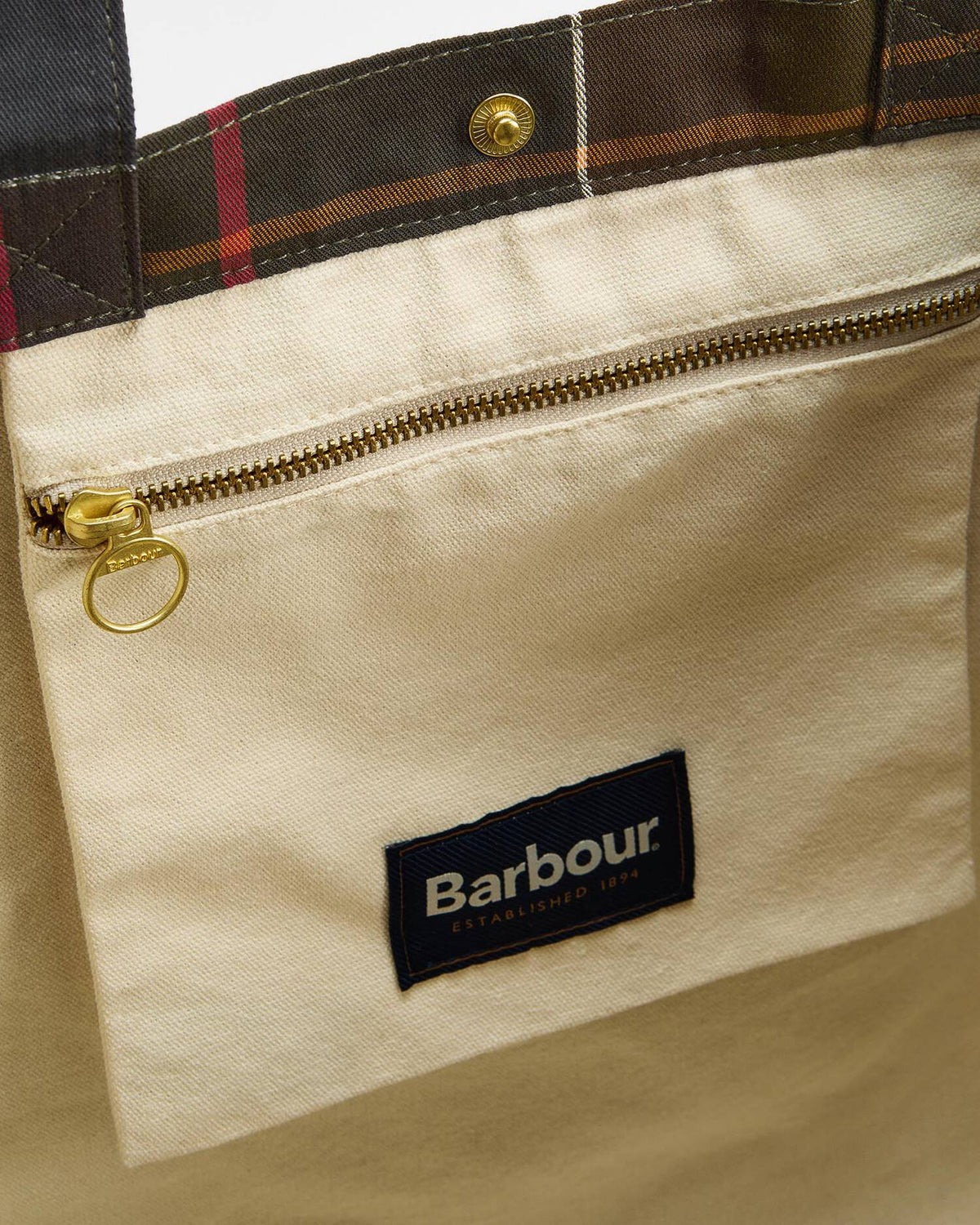 Barbour Telfield Tartan Tote Bag