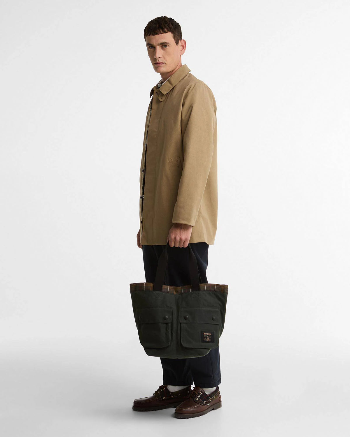 Barbour Field Wax Carry All Tote Bag