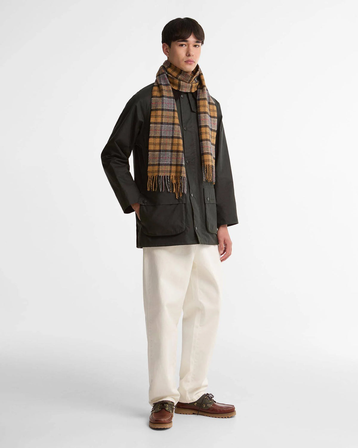 Barbour Pure Lambswool Tartan Scarf