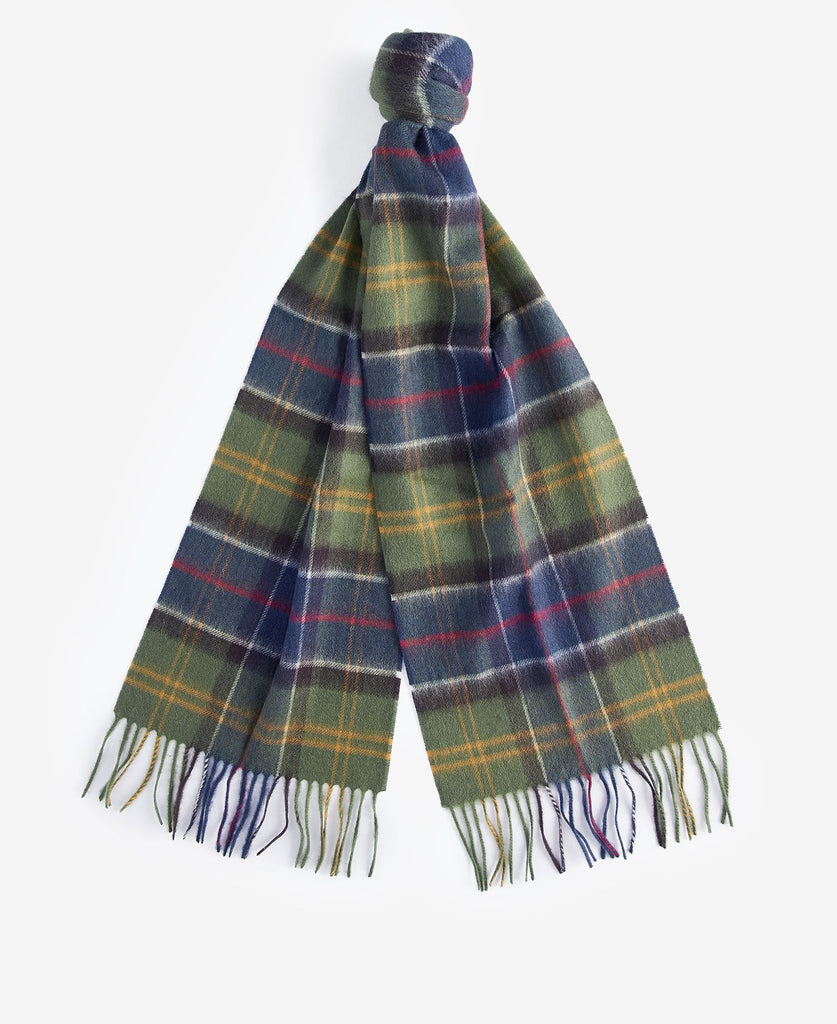 Barbour Lambswool and Cashmere Tartan Scarf