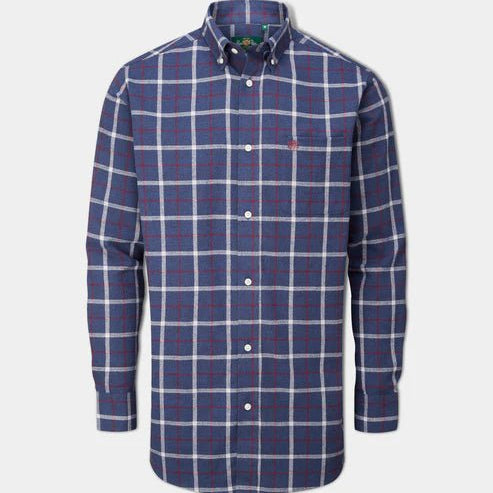 Alan Paine Ilkley Flannel Button Down Shirt - Shooting Fit - Country Ways