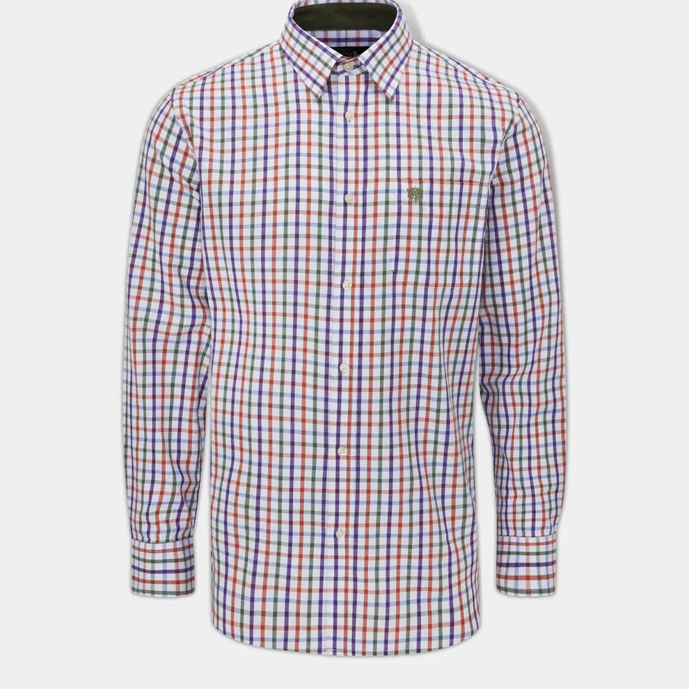 Alan Paine Ilkley Men's Shirt Longer Length Shooting Fit - Country Ways