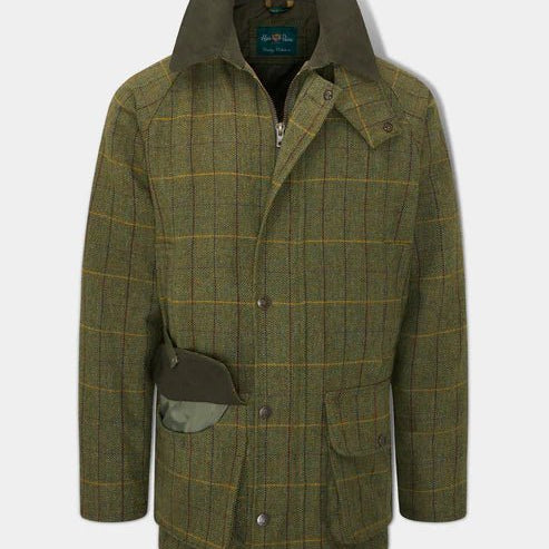 Alan Paine Men's Rutland Waterproof Tweed Shooting Coat - Country Ways