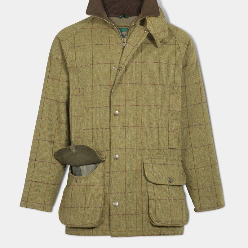 Alan Paine Men's Rutland Waterproof Tweed Shooting Coat - Country Ways