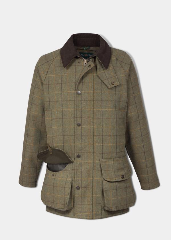 Alan Paine Men's Rutland Waterproof Tweed Shooting Coat - Country Ways