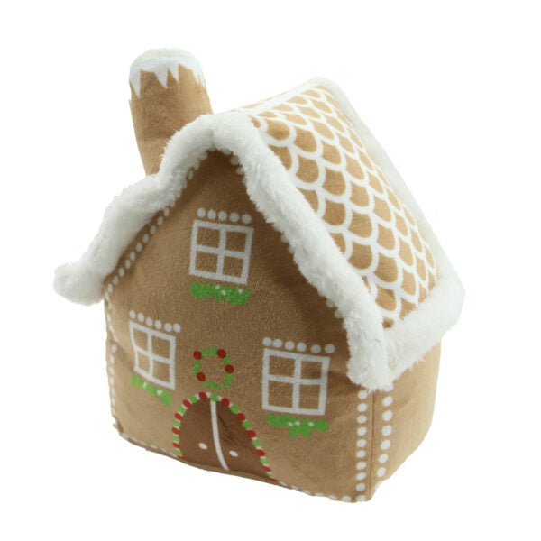 Ancol Gingerbread House Plush Dog Toy - Country Ways