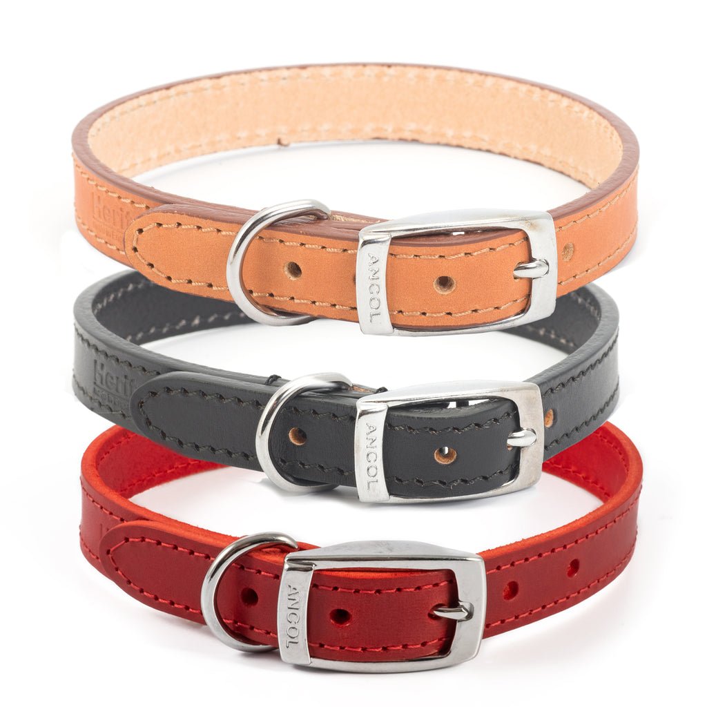 Ancol Heritage Diamond Quilted Leather Collar - Country Ways