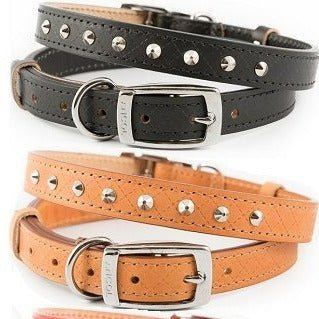 Ancol Heritage Leather Stud Collar - Country Ways