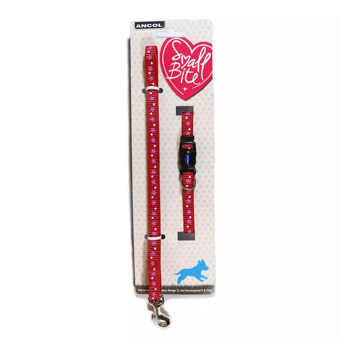 Ancol Small Bite Collar & Lead Set