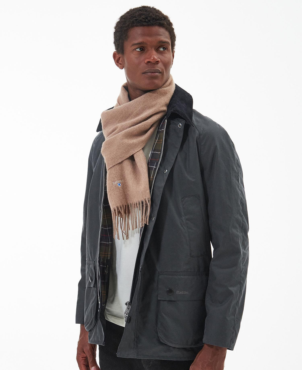 Barbour Plain Lambswool Scarf - Country Ways