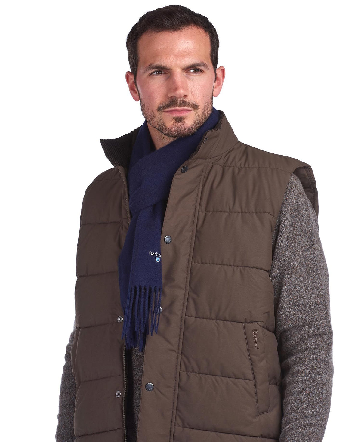 Barbour Plain Lambswool Scarf - Country Ways