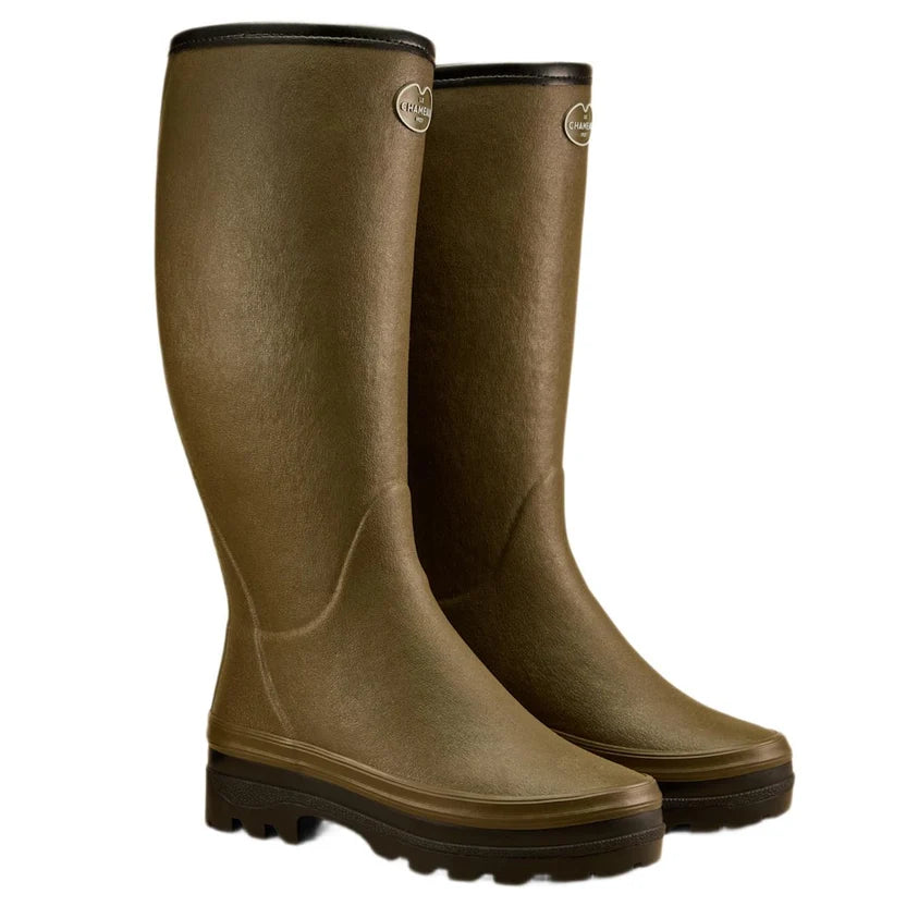 Le Chameau Women's Wool Lined Giverny Wellington Boots