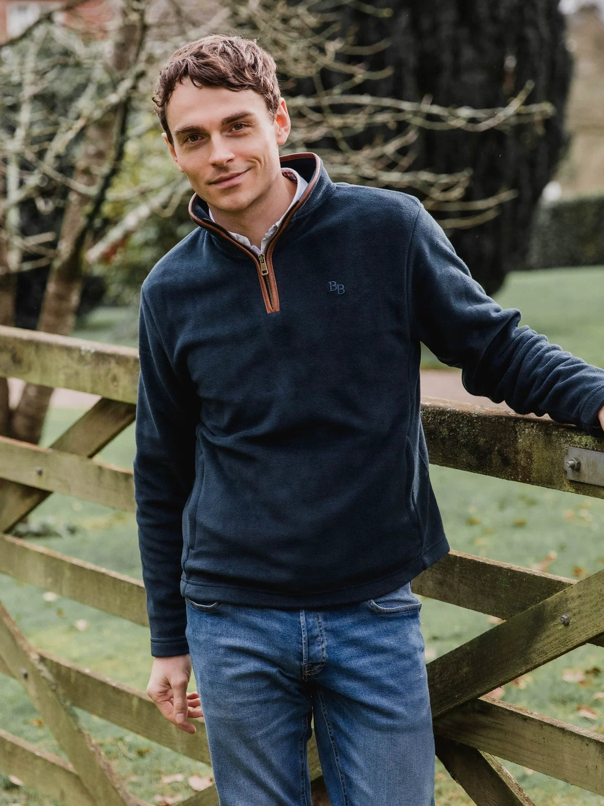 Beaumont & Bear Topsham Unisex Fleece Quarter Zip - Country Ways