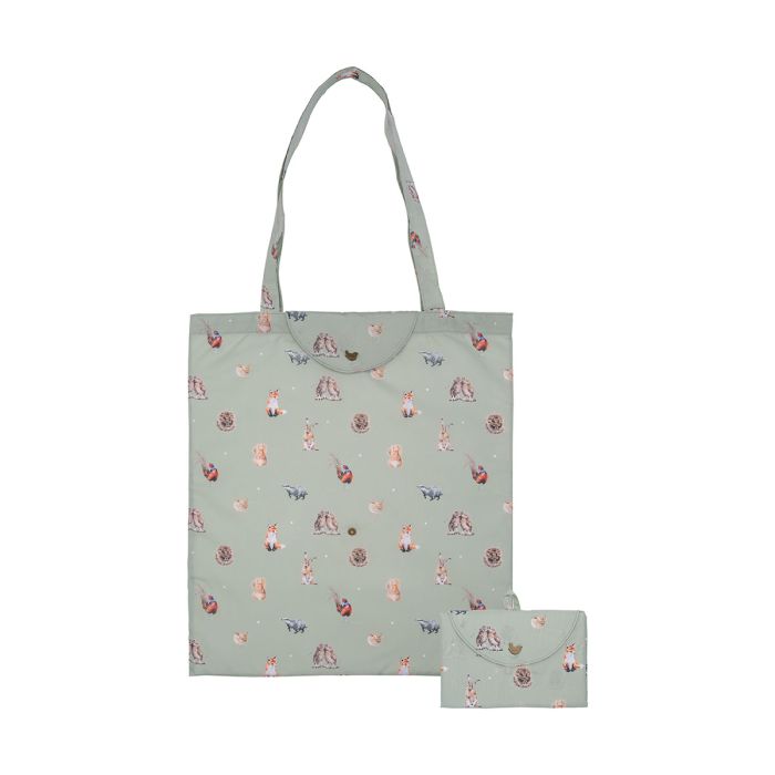 Wrendale 'Woodlanders' Foldable Shopping Bag