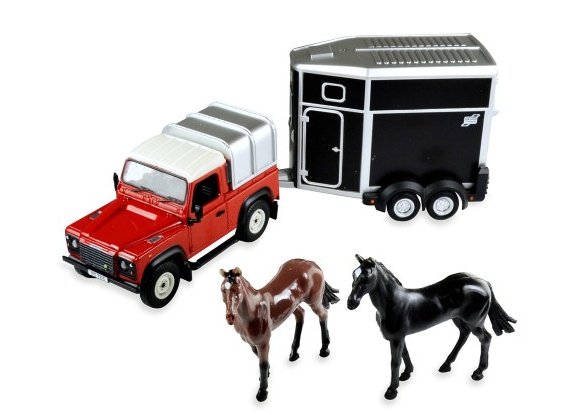 Britains Toys Land Rover & Trailer - Country Ways