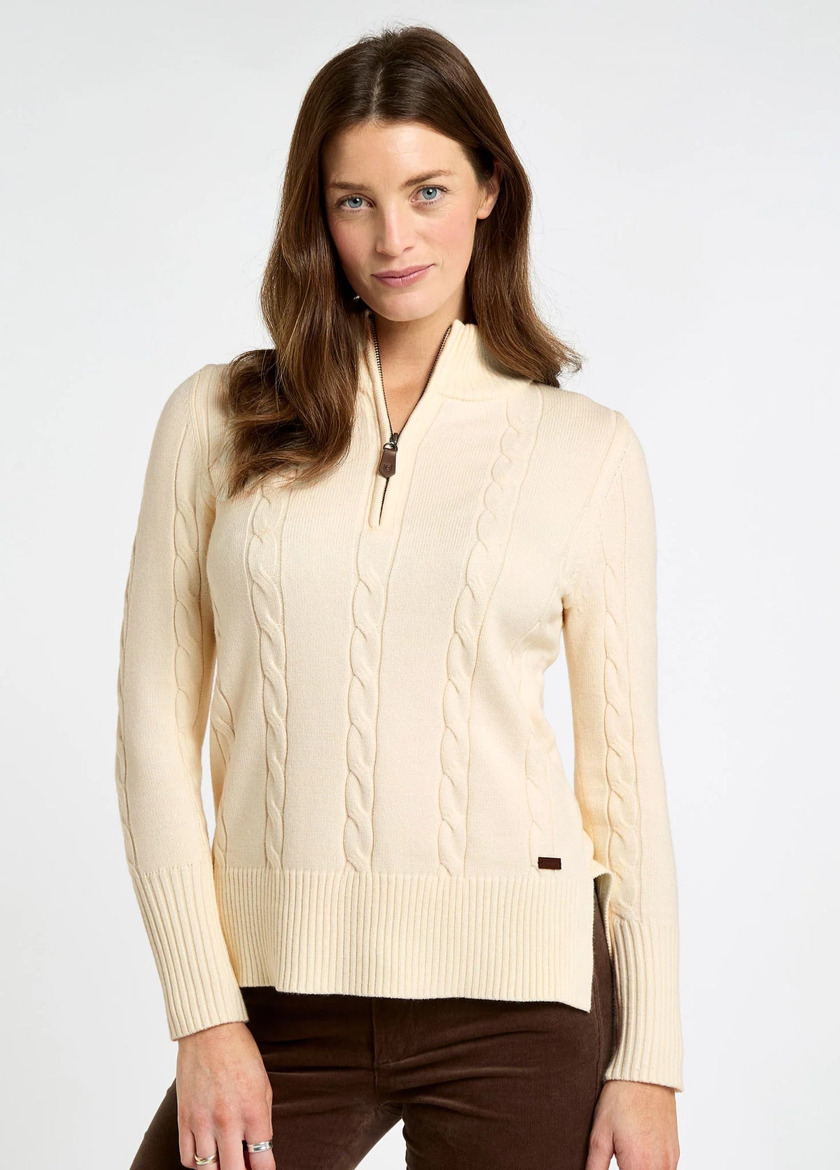 Dubarry Women's Burtonpoint Zip Neck Sweater AW26