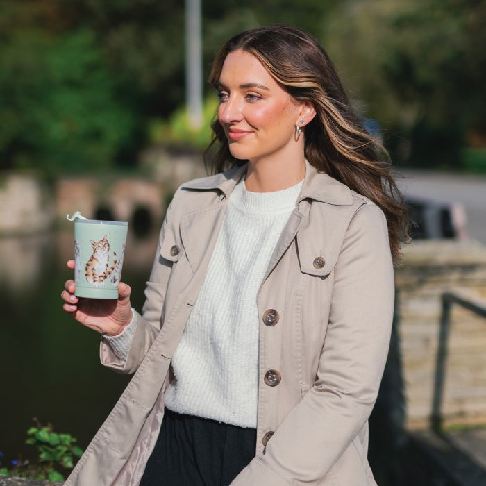 Wrendale 'Feline Friends' Thermal Travel Cup