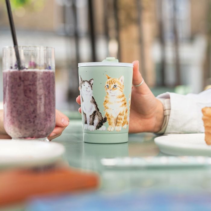 Wrendale 'Feline Friends' Thermal Travel Cup
