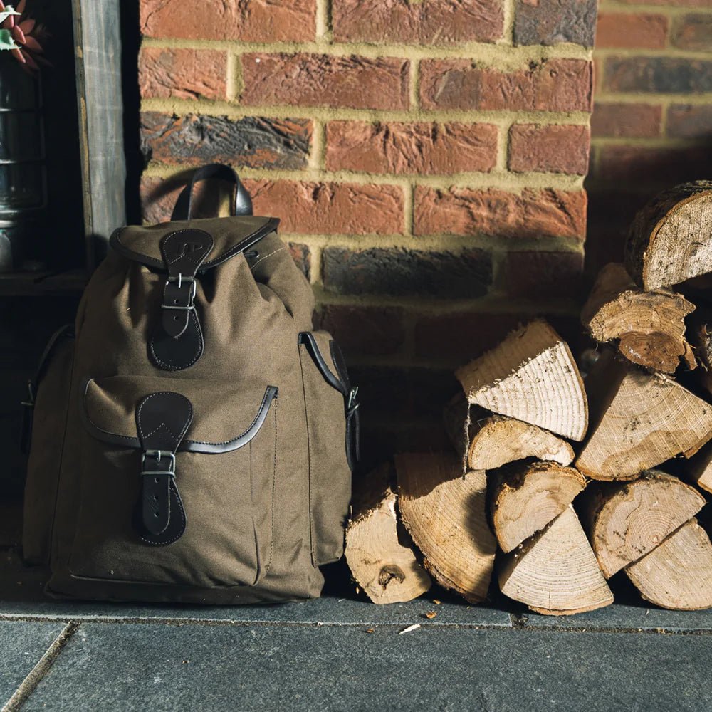 Cotton & Leather Rucksack by David Nickerson - Country Ways