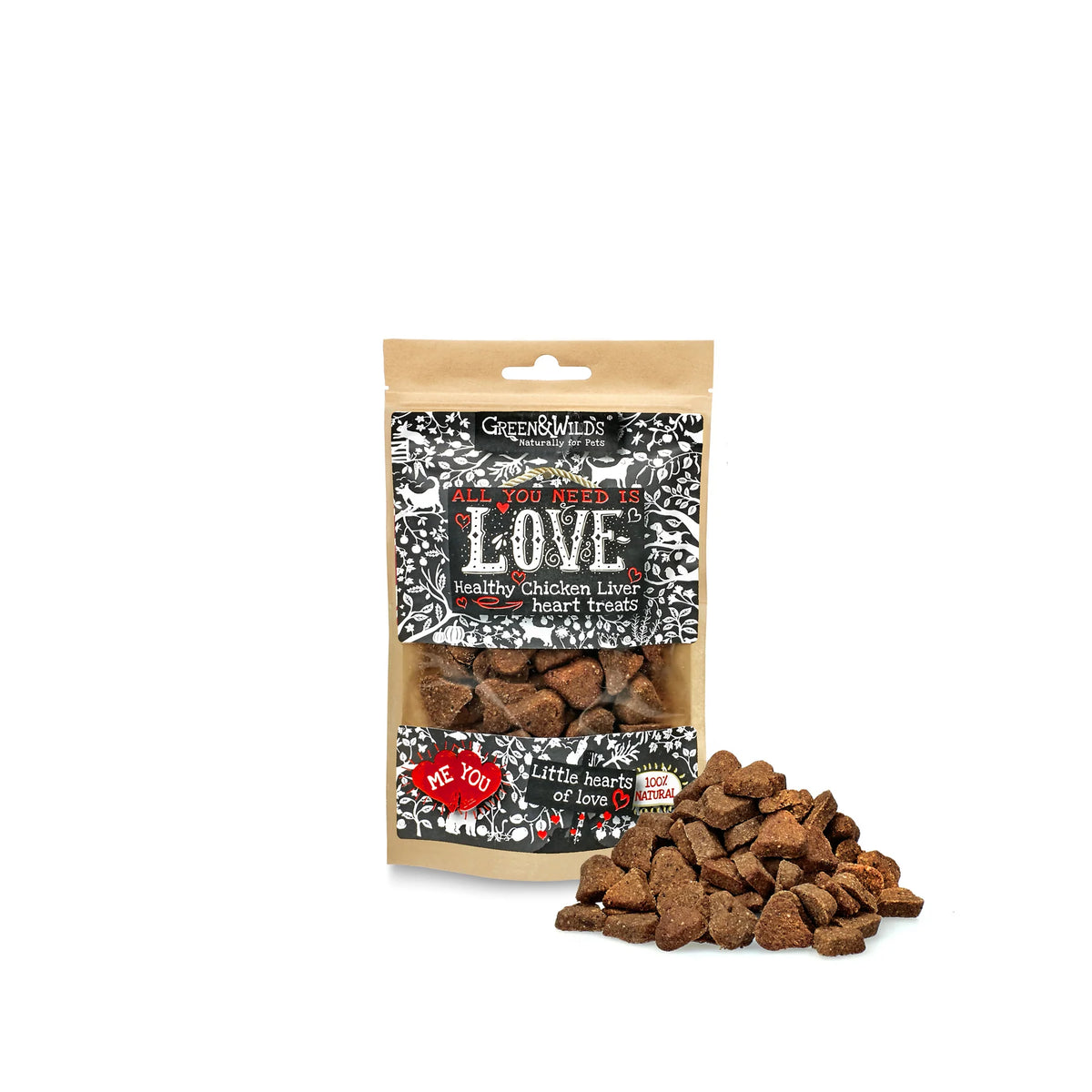 Green & Wild's Chicken Liver Love Treats