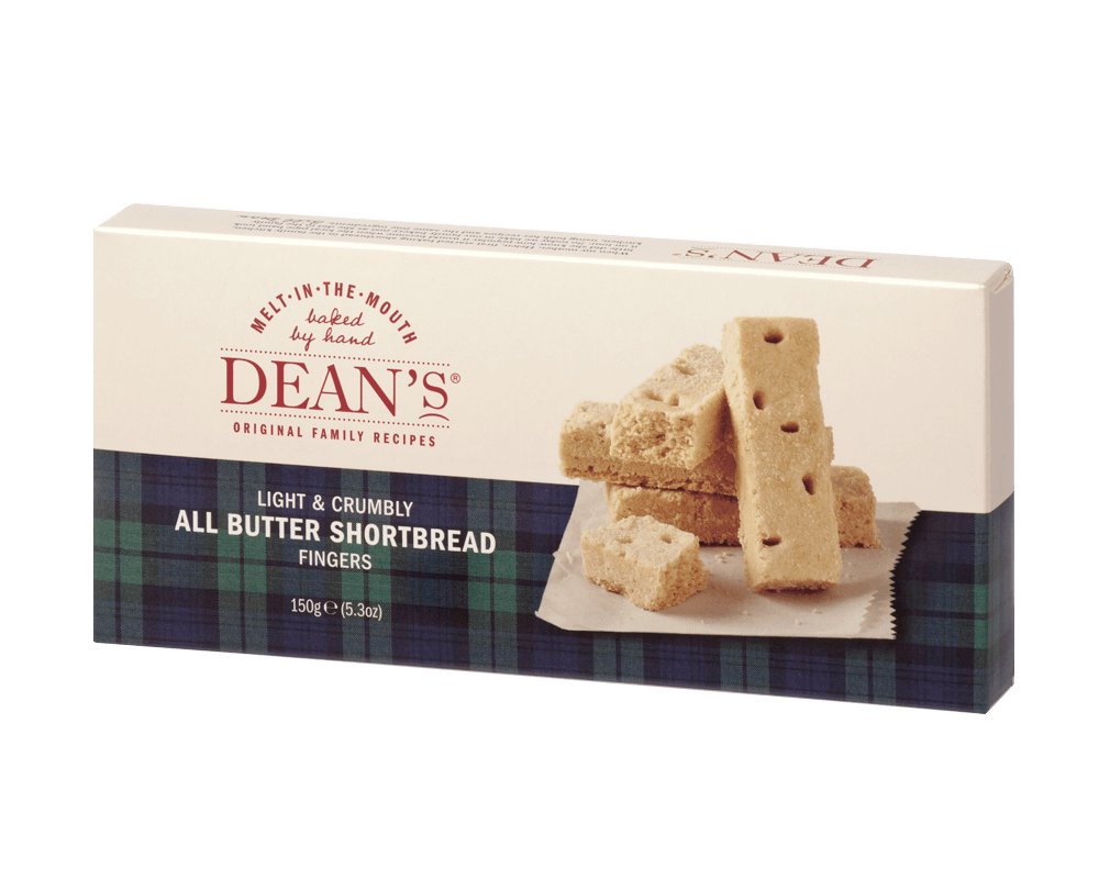 Dean's All Butter Shortbread Fingers 150g - Country Ways