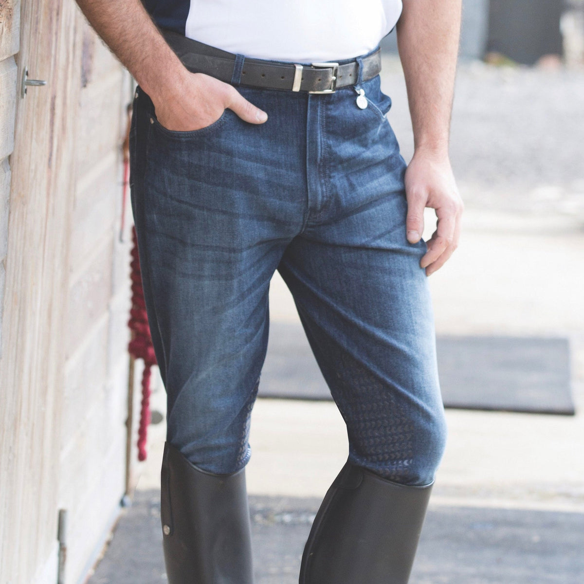 Equetech Men's Denim Breeches - Country Ways