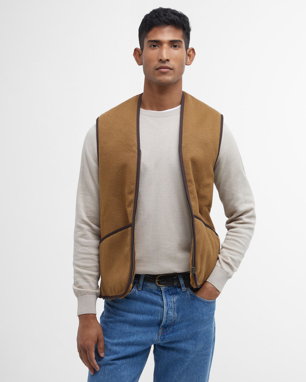 Barbour Warm Pile Waistcoat/Zip in Liner