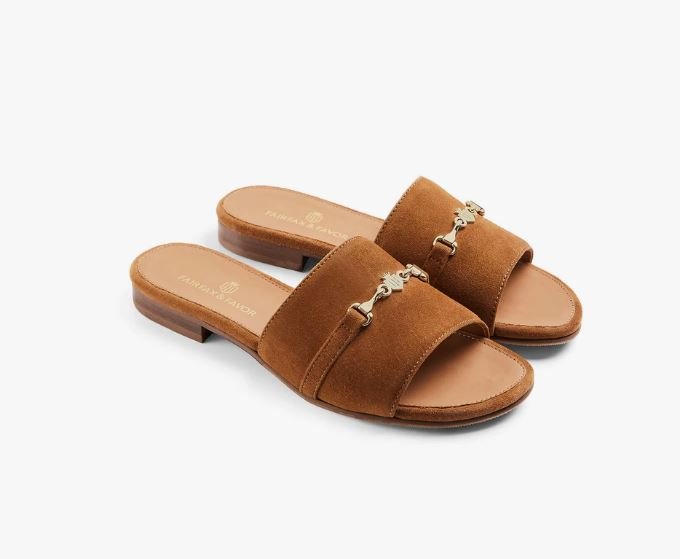 Fairfax & Favor Heacham Suede Sandal - Country Ways