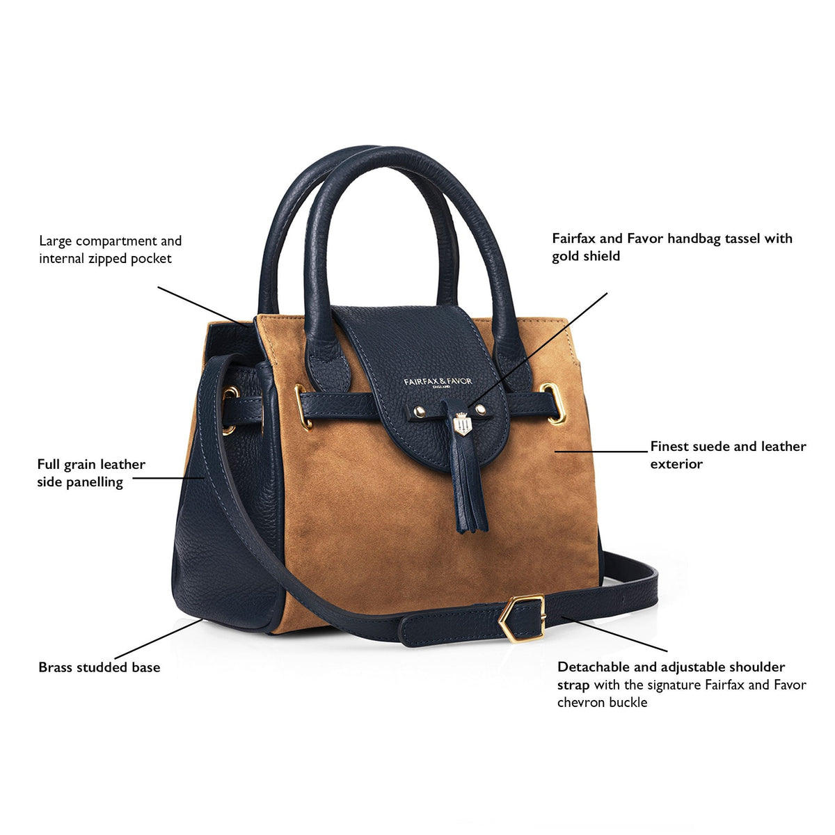 Fairfax & Favor Mini Windsor Handbag - Country Ways
