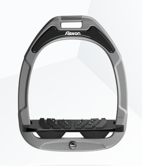 Flex - on Green Composite Stirrups with Inclined Ultra - Grip Tread - Country Ways