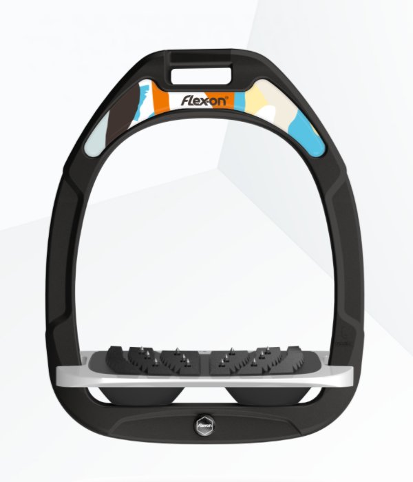 Flex - on Green Composite Stirrups with Patterned Magnetic Stickers - Country Ways