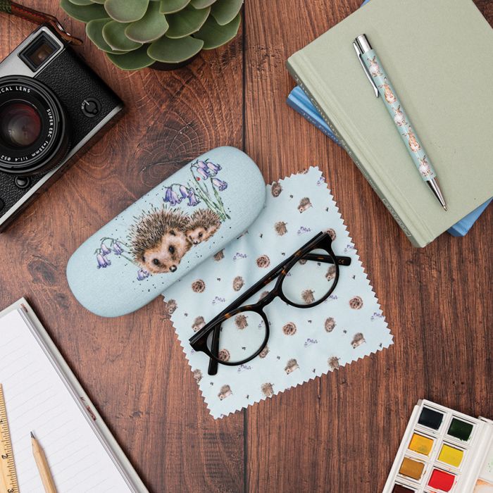 Wrendale 'Love & Hedgehugs' Glasses Case